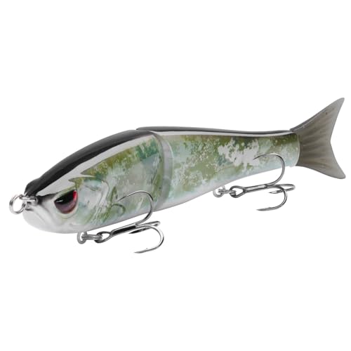 SwimShad Glide Baits Jointed Swimbait Bass Pike Salmon Trout Muskie Fishing Lure
