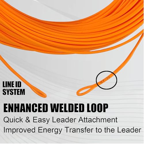 ProWeight WF Floating Fly Line with Welded Loops (Hot Orange / 6F)