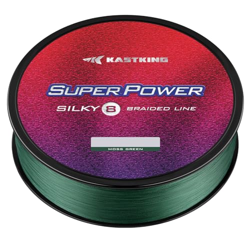 Superpower Silky8 Braided Fishing Line (X8-Moss Green / 20LB(150 Yds))