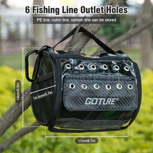 6 Outlet Holes Fishing Line Storage Bag (6 Hole - Only Bag)