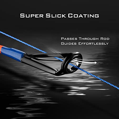 Superpower Braided Fishing Line (X4-Ocean Blue / 12LB(300 Yds))