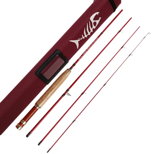 Whisperer Fly Fishing Rod 4 Pieces (6'8'' LW2/3 / Only Rod)