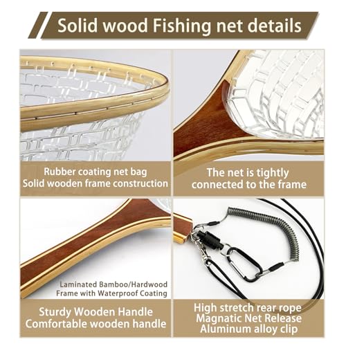 23.6in Rubber Fly Fishing Net