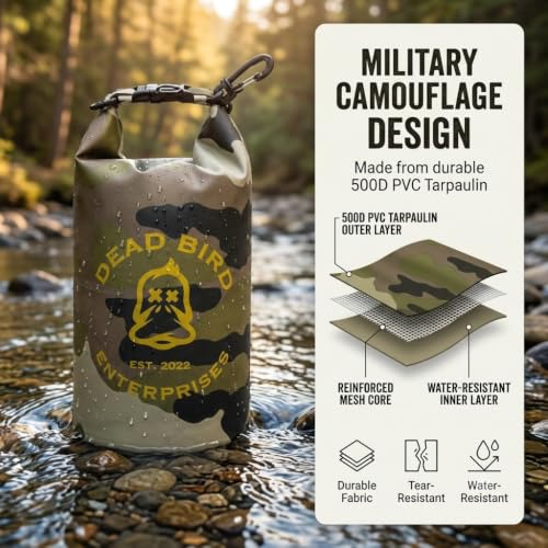 Waterproof 2L Dry Bag (Camouflage / 2 Liter)