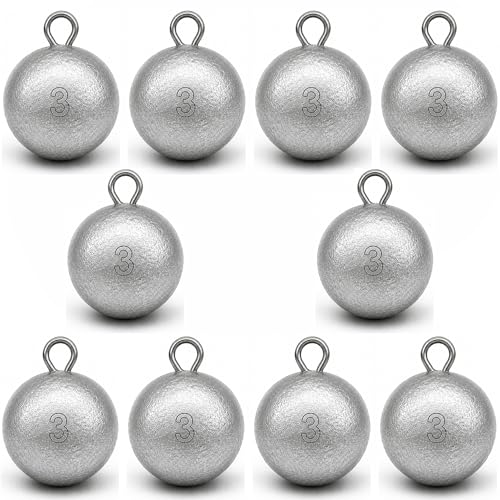 10 Pack 3 oz Cannonball Sinkers