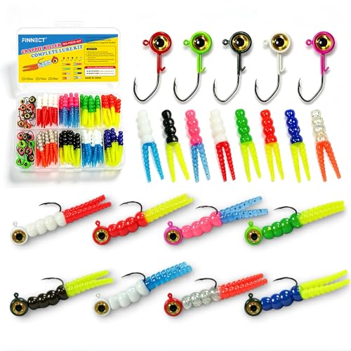 100PCS Crappie Lures Kit