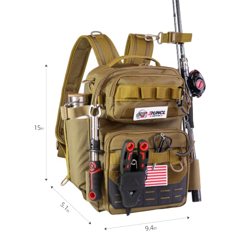 Fishing Tackle Backpack (Khaki)