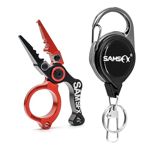 Mini Fishing Pliers with Fly Fishing Zinger Retractor