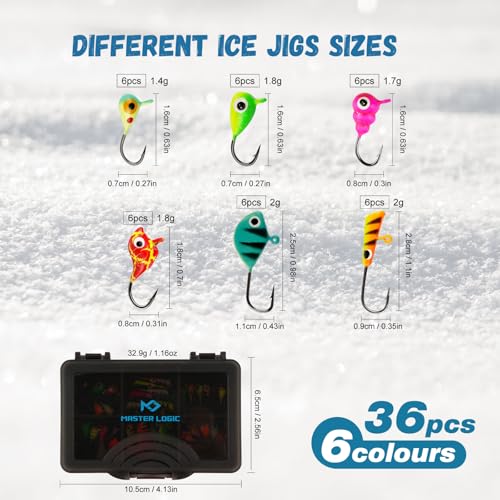 Master Ice Fishing Jigs Kit