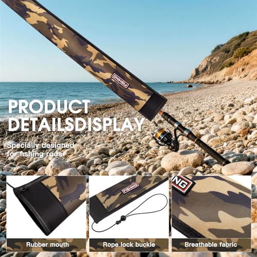 Fishing Rod Sleeve Protector (Woodland / Casting)