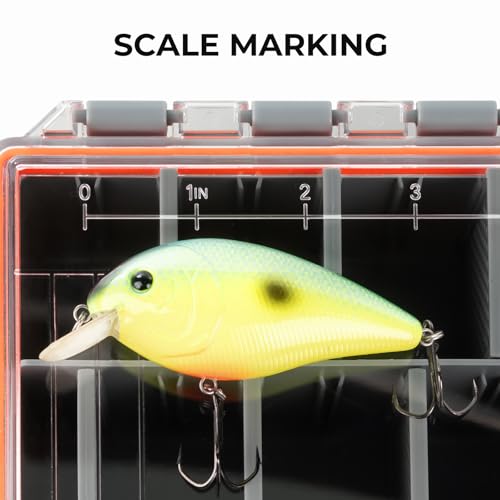 HyperSeal Waterproof Tackle Box (3700 Deep (2 Packs with compartment))