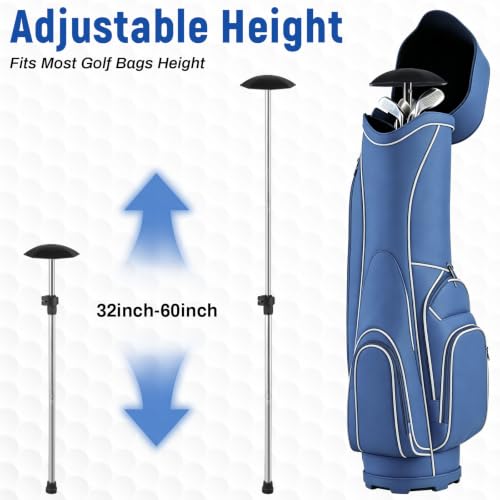 Adjustable Golf Bag Stiff Arm (Silver / 60inch)