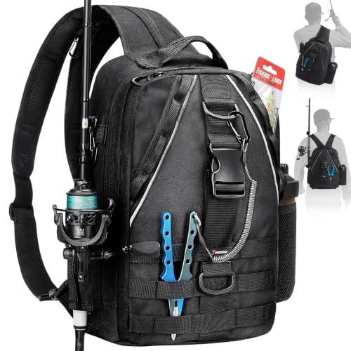 Fishing Backpack (Black / Large)