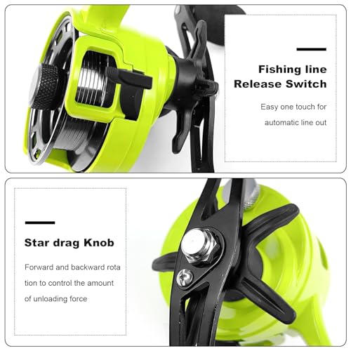 Ice Fishing Reels 3.2 (Green-Left Hand Retreive)