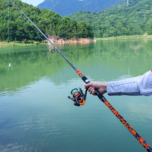 3 Piece Surf Fishing Rod Combo Medium (orange / 11ft-Spinning-3Pc-MH)