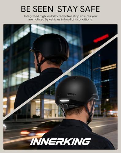 Adjustable Adult Bike Helmet and Sunglasses Set for Women and Men