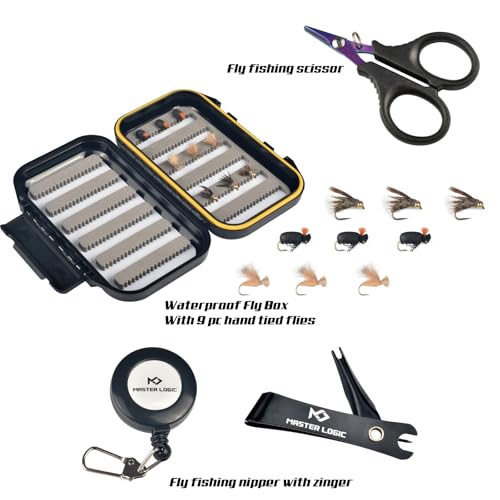 Stealth Fly Fishing Rod Combo Starter Kit 7FT 3 (7ft 3/4wt 4 pc)