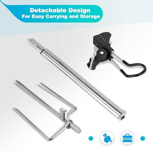 Fishing Rod Holders (Black - Multi-Purpose)