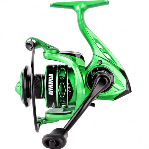 Spinning Reel for Freshwater Fishing (Green / LF3000)