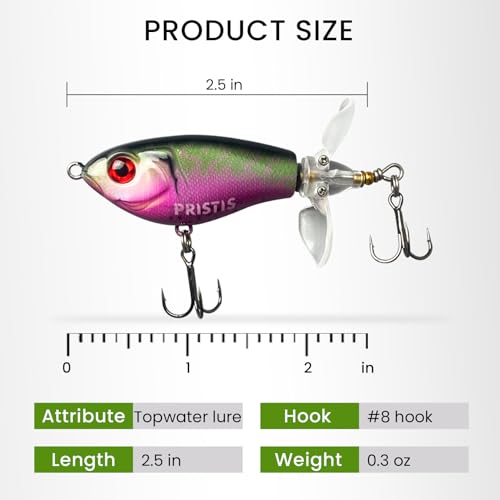 3 pcs Topwater Fishing Plopper Lures