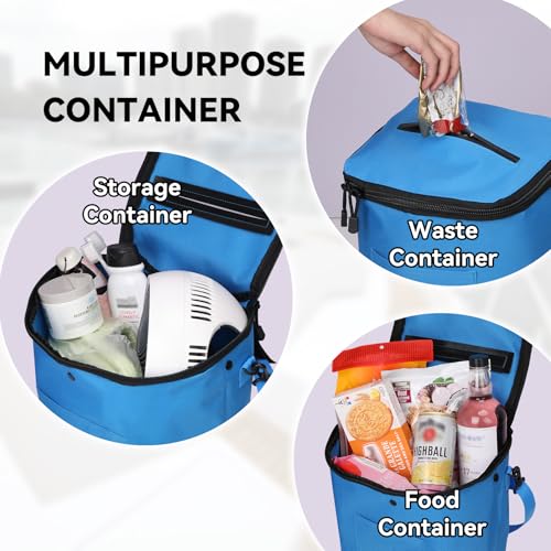 Portable Boat Trash Can (Blue)