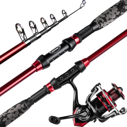 Telescopic Fishing Rod and Reel Combo (2.4m/8ft / Fishing Rod and Reel（no Line & Lure）)