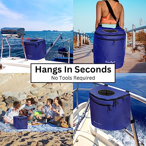 Large Portable Trash Can for Boating and Camping
