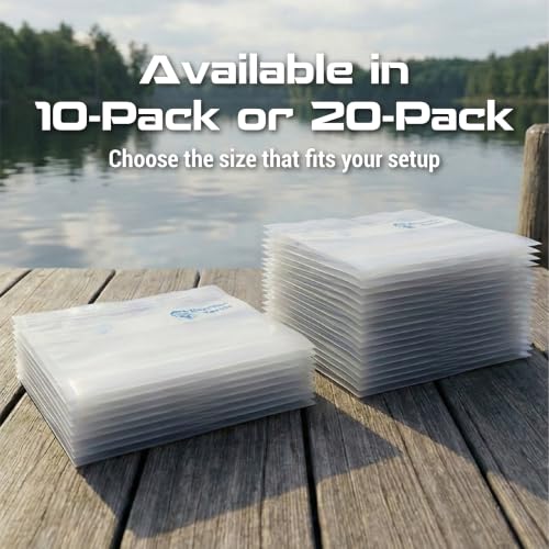 Clear Bait Bags for Soft Plastics (20-Pack)