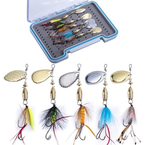 Trout Lures Fishing Spinners (D:5pcs Trout Spinners)