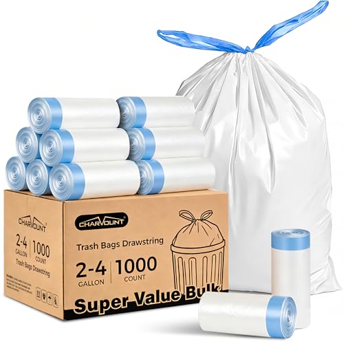 Small Trash Bags 4 Gallon