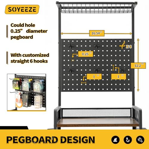 Fishing Rod Holders for Garage (Black / Standard)
