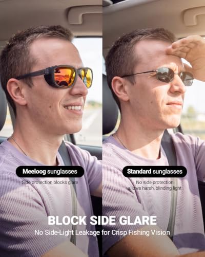 Polarized Sport Sunglasses with Removable Side Shields