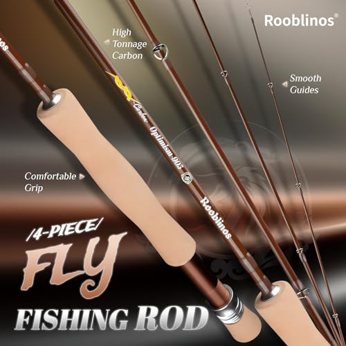ROOBLINOS 9ft Fly Fishing Rod (OPTIMISM-905 / 9ft)