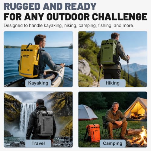 Waterproof Dry Bag Backpack 25L (Blue / 55L)