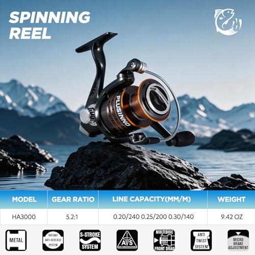 Fishing Rod and Reel Combo Pole Gear Kit Telescopic Beginner (Grey Rod &373pcs Tackle (6.89 ft))