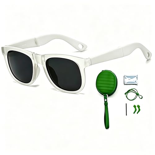 Cute Fashion Kids Sunglasses (White White)