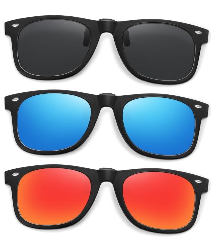Polarized Clip On Sunglasses for Men Women