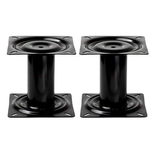 7 Inch Boat Seat Economy Pedestal Base Mount (2 Pack)