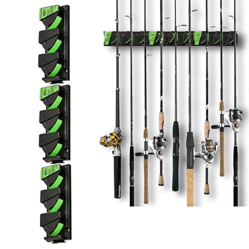 Expandable Fishing Rod Holder (3-set (store 9 rods))