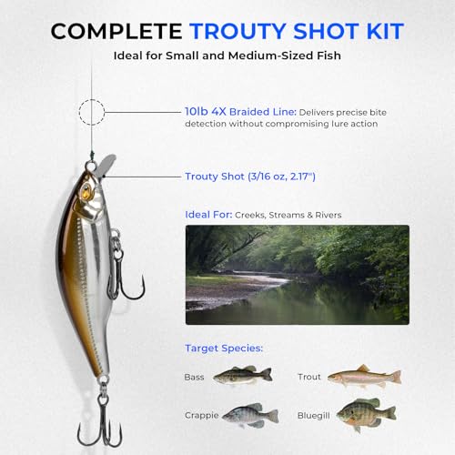 Superpower Braided Fishing Line and Lure Kit