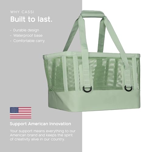 Boat Gear Heavy Duty Outddor CASSI Tote Boat Bag (Sage / 50 Liter)