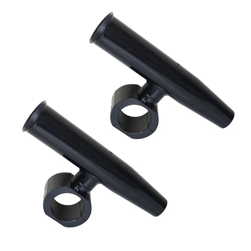 2 PCS T Top Rod Holder Single Aluminum clamp on fit 1.5"