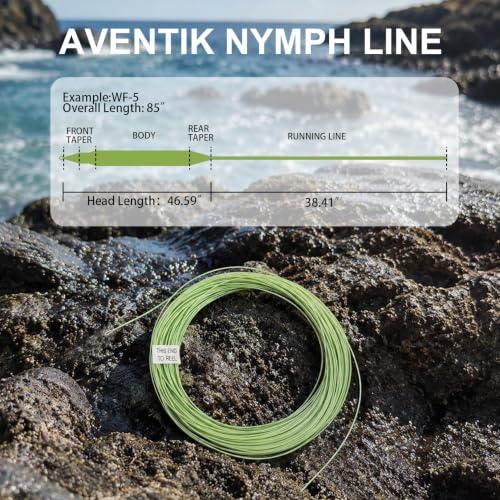 Nymph Fly Line Euro Nymphing Floating Level Line High Visibility