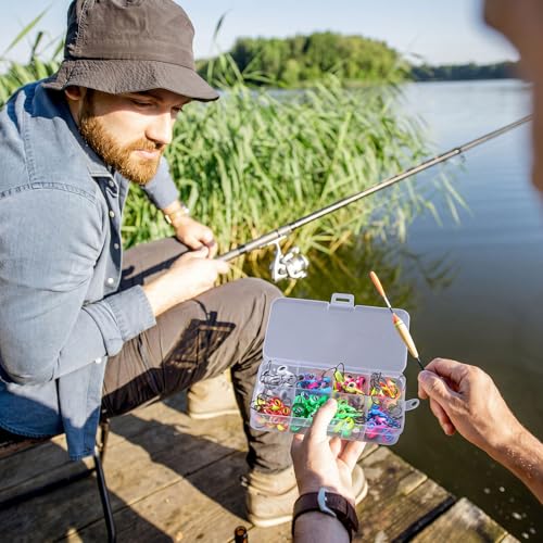 80 Pcs Crappie Jig Heads for Fishing (1/16 oz / Eye No Bait Keeper)