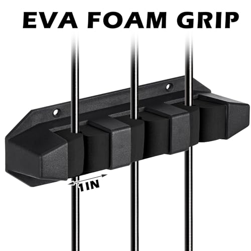 4 Pcs Rod Holders Fishing Boat Pole Holder (Black & Gray / 7.8 Inch)