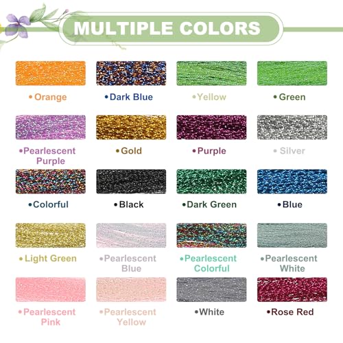 Crystal Flash Fly Fishing Line (Pearlescent Purple)