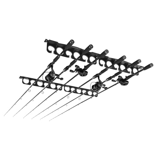 Horizontal Fishing Rod Holder (V6-2 Pack-Gray)