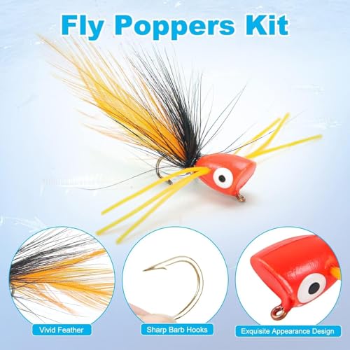 Fly Fishing Poppers Flies