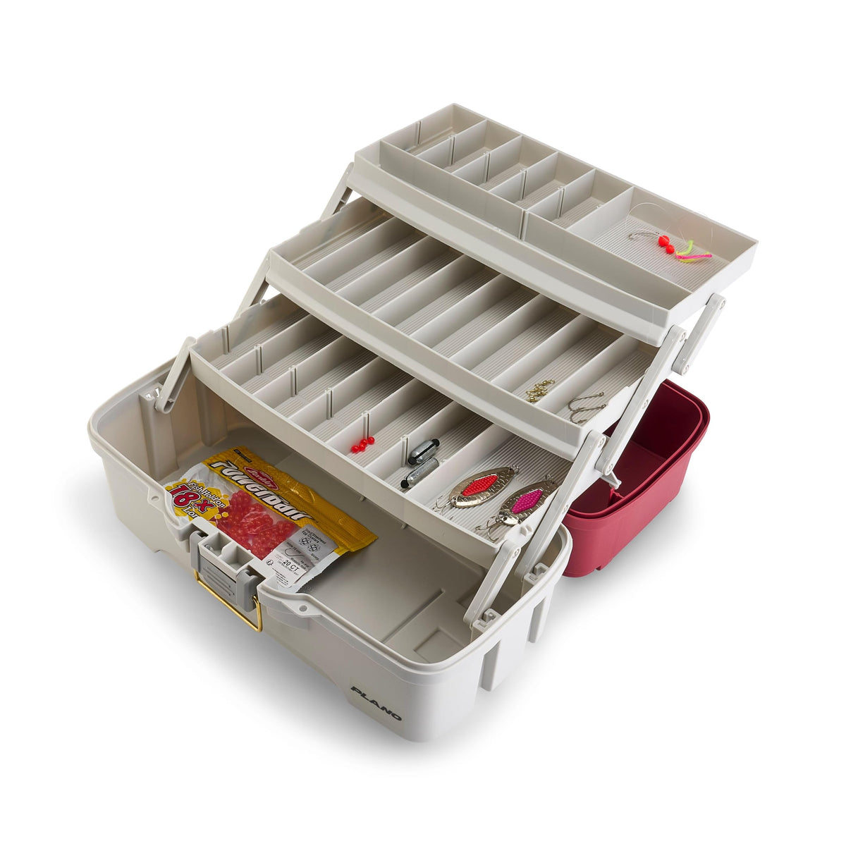Three Tray Tackle Box Salmon Kit (Salmon)