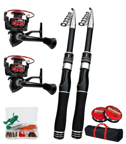 6.9ft Fishing Poles and Reels Combo